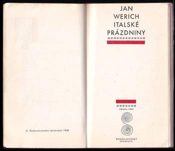 Jan Werich: Italské prázdniny