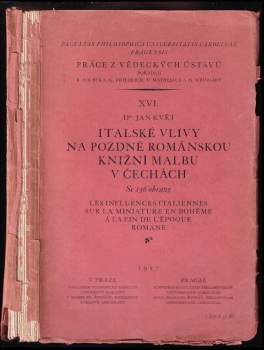 Italské vlivy na pozdně románskou knižní malbu v Čechách