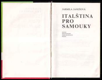 Jarmila Janešová: Italština pro samouky
