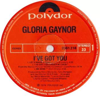 Gloria Gaynor: I've Got You