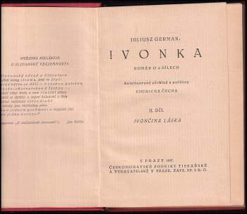 Juliusz German: Ivonka