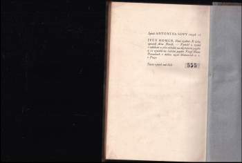 Antonín Sova: Ivův román