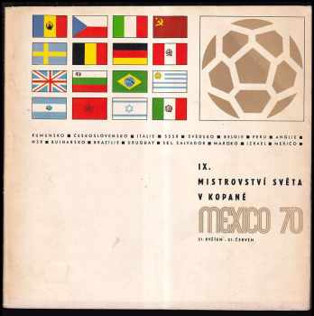 Leopold Bourek: IX. mistrovství světa v kopané Mexico 70