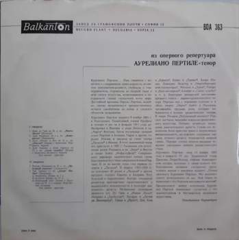 Aureliano Pertile: Из Оперного Репертуара Аурелиано Пертиле - тенор