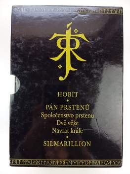J. R. R Tolkien: J. R. R Tolkien - KOMPLET 5 knih - HOBIT + PÁN PRSTENŮ: Společenstvo prstenu + Dvě věže + Návrat krále + SILMARILLION (+ mapa Beleriandu)