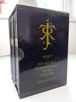 J. R. R Tolkien - KOMPLET 5 knih - HOBIT + PÁN PRSTENŮ: Společenstvo prstenu + Dvě věže + Návrat krále + SILMARILLION (+ mapa Beleriandu)