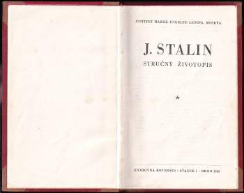 Iosif Vissarionovič Stalin: J. Stalin