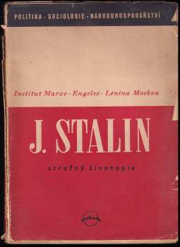 Iosif Vissarionovič Stalin: J. Stalin