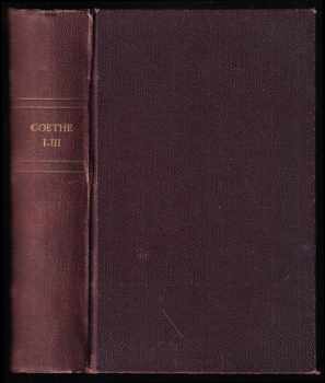 Johann Wolfgang von Goethe: Spisy
