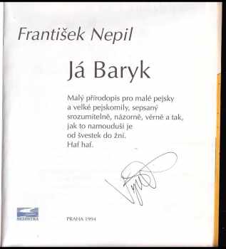 František Nepil: Já Baryk