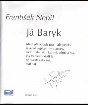 František Nepil: Já Baryk