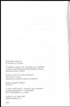 Claudia Cardinale: Já, Claudia, ty, Claudie