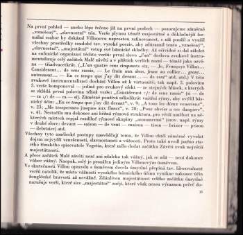 François Villon: Já, Francois Villon