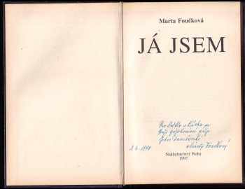 Marta Foučková: Já jsem