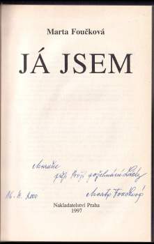 Marta Foučková: Já jsem