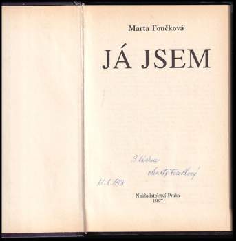 Marta Foučková: Já jsem