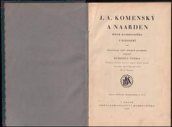Rudolf Jordán Vonka: J.A. Komenský a Naarden