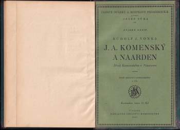 Rudolf Jordán Vonka: J.A. Komenský a Naarden