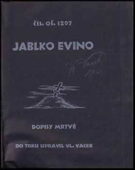 Aš. Š: Jablko Evino  PODPIS : dopisy mrtvé