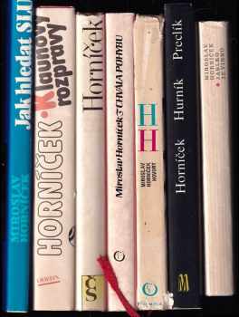 KOMPLET Miroslav Horníček 7X Julius a Albert + Chvála pohybu + Hovory + Trojhlas + Jablko je vinno + Klaunovy rozpravy + Jak hledat slunce