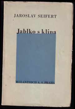 Jablko s klína - Jaroslav Seifert (1933, Melantrich) - ID: 1000531