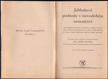 Josef Souček: Jabloňové podnože v novodobém ovocnictví