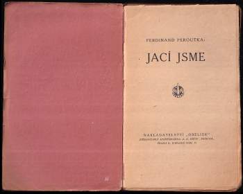 Ferdinand Peroutka: Jací jsme