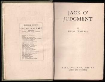 Edgar Wallace: Jack O'Judgment