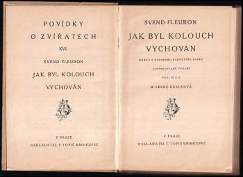 Svend Fleuron: Jak byl kolouch vychován