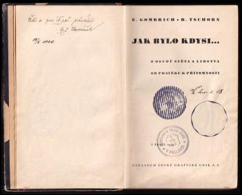 E. H Gombrich: Jak bylo kdysi--