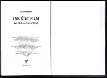 James Monaco: Jak číst film