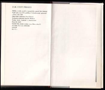 František Hrubín: Jak číst poezii