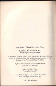 William Ury: Jak dosáhnout souhlasu