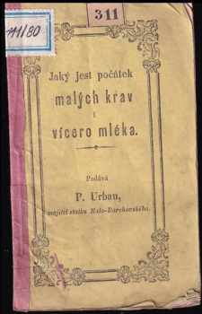 Petr Urban: Jak jest počátek malých krav i vícero mléko