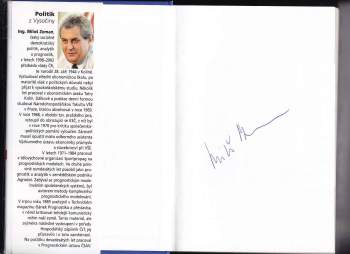 Miloš Zeman: Jak jsem se mýlil v politice
