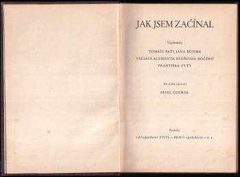 Pavel Čermák: Jak jsem začínal