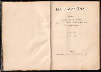 Pavel Čermák: Jak jsem začínal