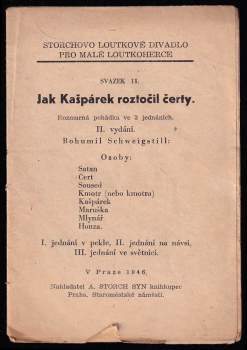 Jak Kašpárek roztočil čerty