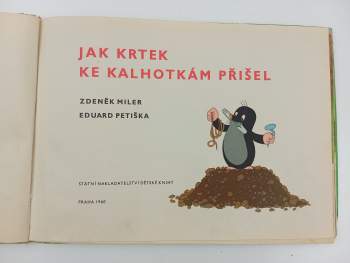 Eduard Petiška: Jak krtek ke kalhotkám přišel