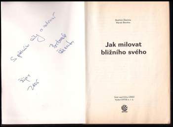 Bedřich Šlechta: Jak milovat bližního svého