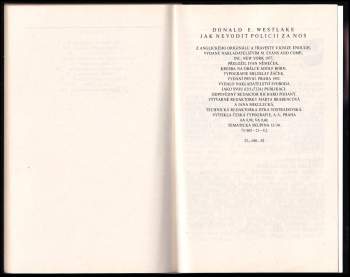 Donald E Westlake: Jak nevodit policii za nos