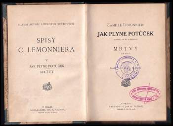 Camille Lemonnier: Jak plyne potůček ; Mrtvý