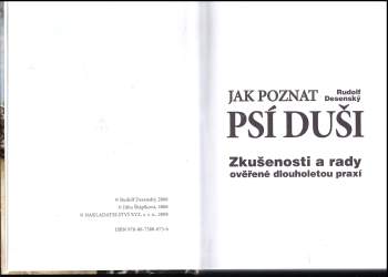 Rudolf Desenský: Jak poznat psí duši