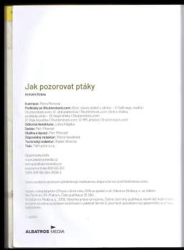 Krása Antonín: Jak pozorovat ptáky