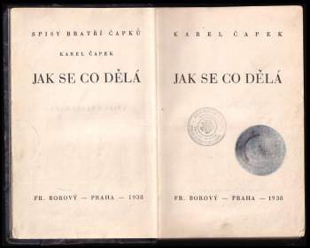 Karel Čapek: Jak se co dělá