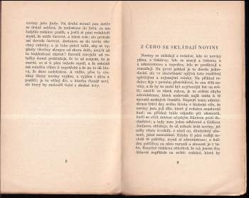 Karel Čapek: Jak se dělají noviny