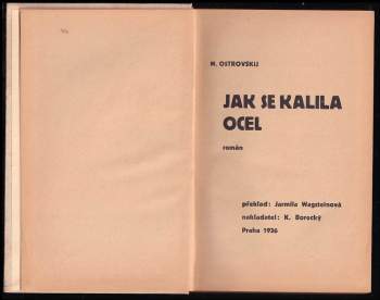 Nikolaj Aleksejevič Ostrovskij: Jak se kalila ocel