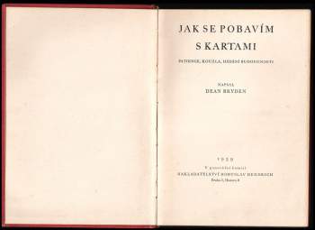 Dean Bryden: Jak se pobavím s kartami