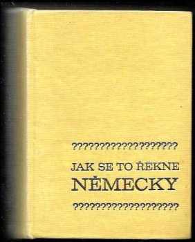 Jak se to řekne německy