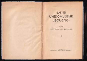 Antonín Heveroch: Jak si uvědomujeme jsoucno